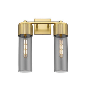 Bathroom Fixtures Two Lights by Innovations ( 405 | 428-2W-BB-G428-12SM Downtown Urban ) 