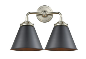 Bathroom Fixtures Two Lights by Innovations ( 405 | 284-2W-SN-M13-BK Nouveau ) 