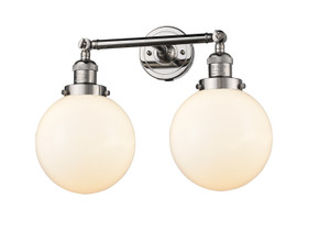 Bathroom Fixtures Two Lights by Innovations ( 405 | 208-PN-G201-8 Franklin Restoration ) 