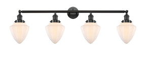 Bathroom Fixtures Four Lights by Innovations ( 405 | 215-OB-G661-7-LED Franklin Restoration ) 