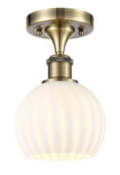 Semi-Flush Mts. Glass Down by Innovations ( 405 | 516-1C-AB-G1217-6WV Ballston ) 