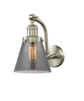 Sconces Single Glass by Innovations ( 405 | 515-1W-SN-G63-LED Franklin Restoration ) 