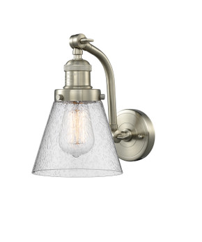 Sconces Single Glass by Innovations ( 405 | 515-1W-SN-G64-LED Franklin Restoration ) 