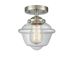 Semi-Flush Mts. Glass Down by Innovations ( 405 | 284-1C-SN-G532 Nouveau ) 