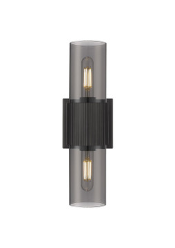 Bathroom Fixtures Cylindrical / Linear by Innovations ( 405 | 428-2WL-BK-G428-7SM Downtown Urban ) 