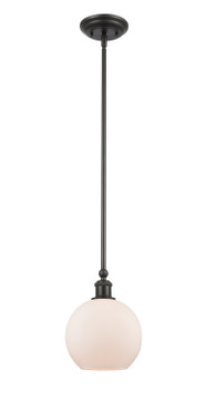 Mini Pendants Glass Down by Innovations ( 405 | 341-1S-BK-G121-8-LED Ballston ) 