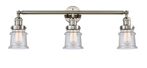 Bathroom Fixtures Three Lights by Innovations ( 405 | 205-PN-G184S Franklin Restoration ) 