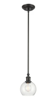 Mini Pendants Glass Down by Innovations ( 405 | 341-1S-BK-G124-6-LED Ballston ) 