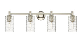 Bathroom Fixtures Four Lights by Innovations ( 405 | 434-4W-PN-G434-7DE Downtown Urban ) 