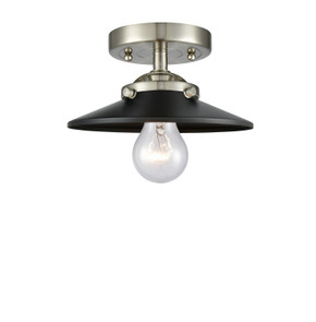 Semi-Flush Mts. Cage by Innovations ( 405 | 284-1C-SN-M6-BK-LED Nouveau ) 