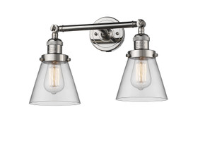 Bathroom Fixtures Two Lights by Innovations ( 405 | 208-PN-G62-LED Franklin Restoration ) 