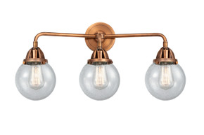 Bathroom Fixtures Three Lights by Innovations ( 405 | 288-3W-AC-G204-6 Nouveau 2 ) 