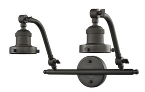 Bathroom Fixtures Two Lights by Innovations ( 405 | 515-2W-OB Franklin Restoration ) 