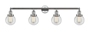Bathroom Fixtures Four Lights by Innovations ( 405 | 215-PC-G202-6-LED Franklin Restoration ) 