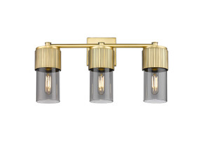 Bathroom Fixtures Three Lights by Innovations ( 405 | 428-3W-BB-G428-7SM Downtown Urban ) 