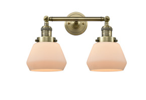 Bathroom Fixtures Two Lights by Innovations ( 405 | 208-AB-G171 Franklin Restoration ) 