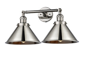 Bathroom Fixtures Two Lights by Innovations ( 405 | 208-PN-M10-PN-LED Franklin Restoration ) 