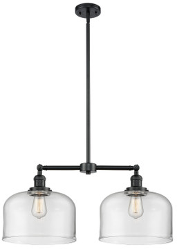 Mid. Chandeliers Glass Down by Innovations ( 405 | 209-OB-G72-L-LED Franklin Restoration ) 