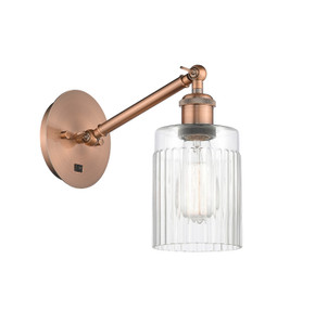 Sconces Single Glass by Innovations ( 405 | 317-1W-AC-G342 Ballston ) 