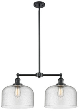 Mid. Chandeliers Glass Down by Innovations ( 405 | 209-OB-G74-L Franklin Restoration ) 