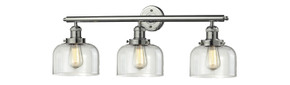 Bathroom Fixtures Three Lights by Innovations ( 405 | 205-PN-G72 Franklin Restoration ) 