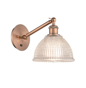 Sconces Single Glass by Innovations ( 405 | 317-1W-AC-G422-LED Ballston ) 