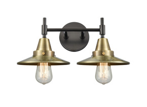 Bathroom Fixtures Two Lights by Innovations ( 405 | 447-2W-BAB-M4-AB Caden ) 
