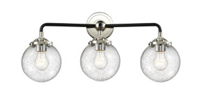 Bathroom Fixtures Three Lights by Innovations ( 405 | 284-3W-BPN-G204-6-LED Nouveau ) 