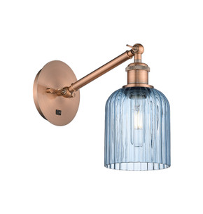 Sconces Single Glass by Innovations ( 405 | 317-1W-AC-G559-5BL Ballston ) 
