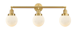 Bathroom Fixtures Three Lights by Innovations ( 405 | 205-SG-G201-6-LED Franklin Restoration ) 