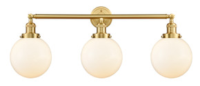 Bathroom Fixtures Three Lights by Innovations ( 405 | 205-SG-G201-8 Franklin Restoration ) 