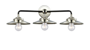 Bathroom Fixtures Three Lights by Innovations ( 405 | 284-3W-BPN-M1-PN-LED Nouveau ) 