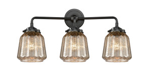 Bathroom Fixtures Three Lights by Innovations ( 405 | 284-3W-OB-G146 Nouveau ) 