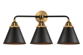 Bathroom Fixtures Three Lights by Innovations ( 405 | 288-3W-BAB-M13-BK Nouveau 2 ) 
