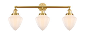 Bathroom Fixtures Three Lights by Innovations ( 405 | 205-SG-G661-7-LED Franklin Restoration ) 