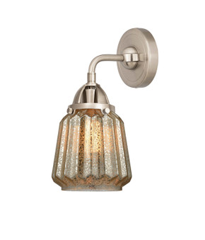 Sconces Single Glass by Innovations ( 405 | 288-1W-SN-G146-LED Nouveau 2 ) 