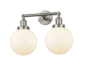 Bathroom Fixtures Two Lights by Innovations ( 405 | 208-SN-G201-8 Franklin Restoration ) 