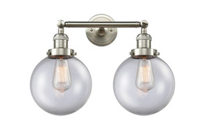 Bathroom Fixtures Two Lights by Innovations ( 405 | 208-SN-G202-8-LED Franklin Restoration ) 