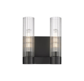Bathroom Fixtures Two Lights by Innovations ( 405 | 429-2W-BK-G429-11CL Downtown Urban ) 