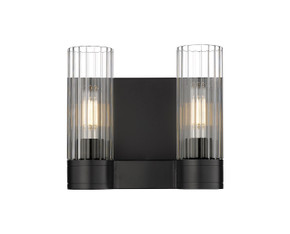 Bathroom Fixtures Two Lights by Innovations ( 405 | 429-2W-BK-G429-8CL Downtown Urban ) 