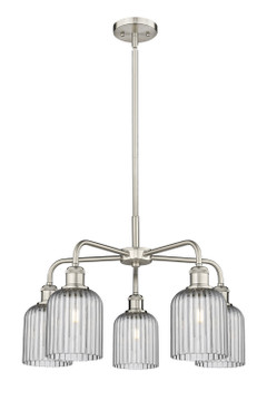 Mid. Chandeliers Glass Down by Innovations ( 405 | 516-5CR-SN-G559-5SM Downtown Urban ) 