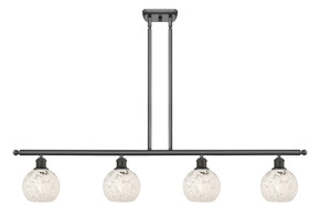 Linear/Island 4 Light + by Innovations ( 405 | 516-4I-OB-G1216-6WM Ballston ) 