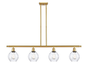 Linear/Island 4 Light + by Innovations ( 405 | 516-4I-SG-G362-LED Ballston ) 