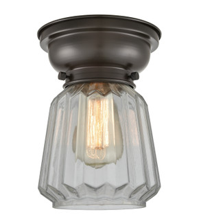 Flush Mounts Glass Down by Innovations ( 405 | 623-1F-OB-G142-LED Franklin Restoration ) 