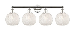 Bathroom Fixtures Four Lights by Innovations ( 405 | 616-4W-PN-G1216-8WM Edison ) 