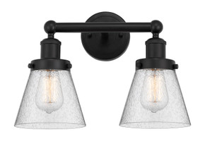 Bathroom Fixtures Two Lights by Innovations ( 405 | 616-2W-BK-G64 Edison ) 