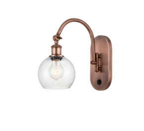 Sconces Single Glass by Innovations ( 405 | 518-1W-AC-G124-6-LED Ballston ) 