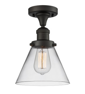 Semi-Flush Mts. Glass Down by Innovations ( 405 | 517-1CH-OB-G42-LED Franklin Restoration ) 