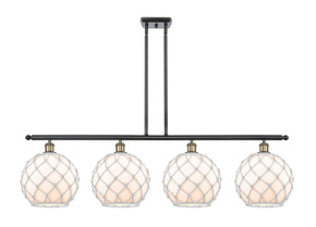 Linear/Island 4 Light + by Innovations ( 405 | 516-4I-BAB-G121-10RW-LED Ballston ) 