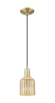Mini Pendants Glass Down by Innovations ( 405 | 716-1P-AB-G559-5ME Arcadia ) 